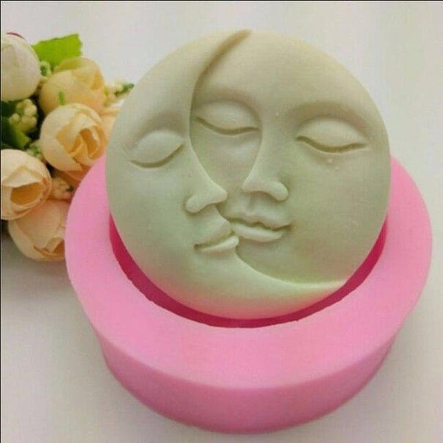 DIY Chocolate Cake Pudding Decoration Tool Face Silicone Model Baking Mold - DealBuddy