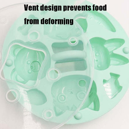 DIY Covered Silicone Animal Cake Rice Cake Mold Baby Food Pot Special Baking Tool - DealBuddy