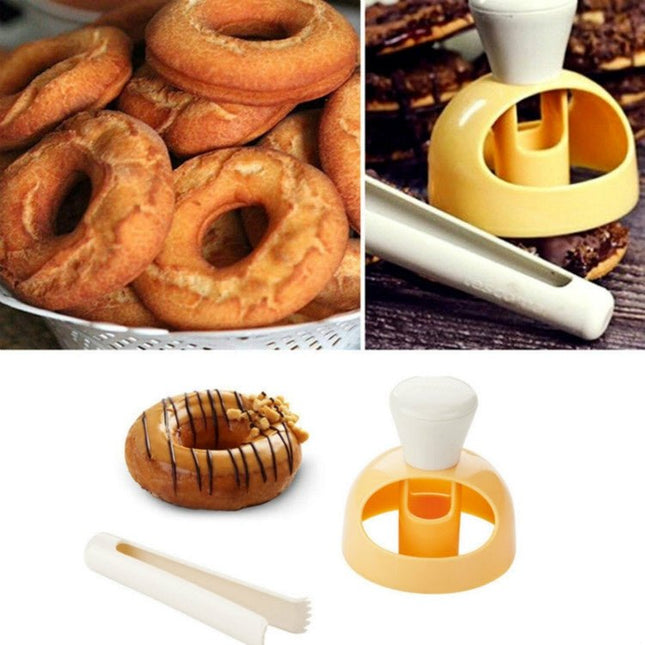 DIY Donut Mold Fondant Cake Plastic Kitchen Snack Tool - DealBuddy