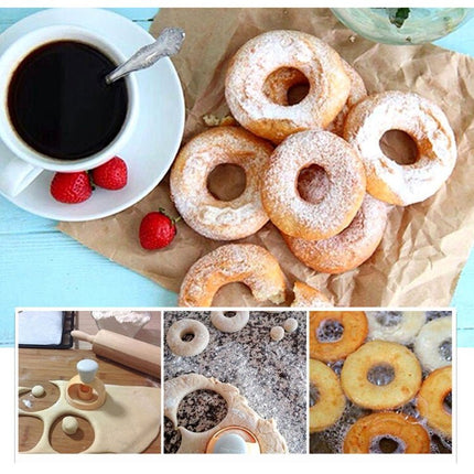 DIY Donut Mold Fondant Cake Plastic Kitchen Snack Tool - DealBuddy