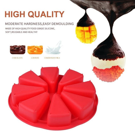 DIY Silicone Eight - point Triangle Mould Silicone Cake Mold Baking Tool, Random Color Delivery - DealBuddy