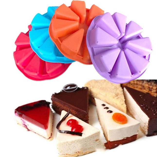DIY Silicone Eight - point Triangle Mould Silicone Cake Mold Baking Tool, Random Color Delivery - DealBuddy