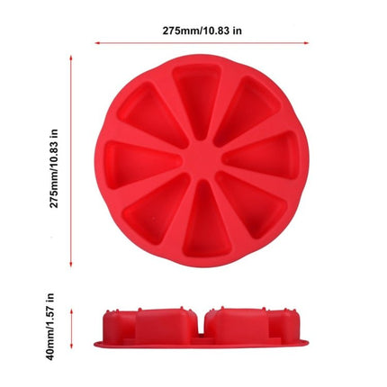 DIY Silicone Eight - point Triangle Mould Silicone Cake Mold Baking Tool, Random Color Delivery - DealBuddy