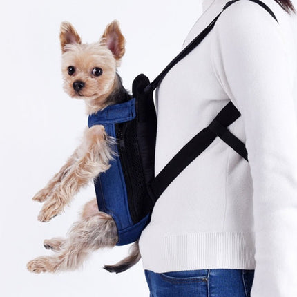 Dog Going Out Foldable On Chest Backpack Pet Carrier Bag, Blue Denim (Four Seasons), Light Color Cowboy (Four Seasons), Apricot Lattice (Four Seasons) - DealBuddy