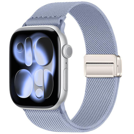 Double Magnetic Buckle Elastic Nylon Watch Band, For Apple Watch 49mm / 46mm / 45mm / 44mm, For Apple Watch 42mm / 41mm / 40mm / 38mm - DealBuddy