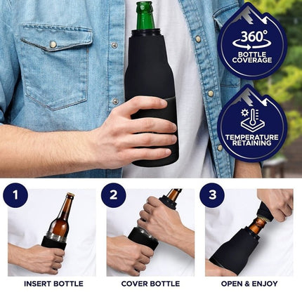 Double Vacuum 12oz Coke Can Insulated Mug 304 Stainless Steel Beer Cooler With Bottle Opener - DealBuddy