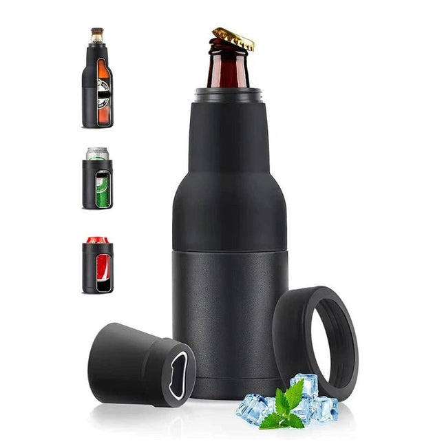 Double Vacuum 12oz Coke Can Insulated Mug 304 Stainless Steel Beer Cooler With Bottle Opener - DealBuddy