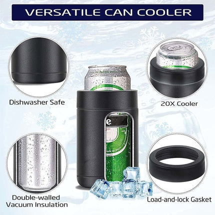Double Vacuum 12oz Coke Can Insulated Mug 304 Stainless Steel Beer Cooler With Bottle Opener - DealBuddy