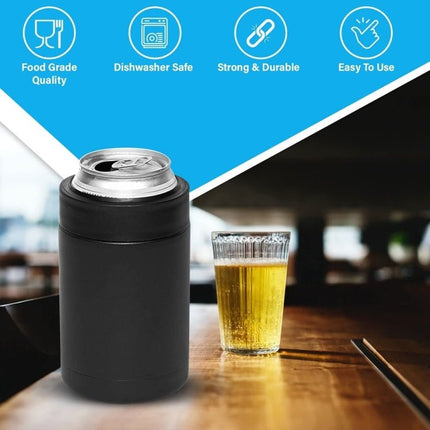 Double Vacuum 12oz Coke Can Insulated Mug 304 Stainless Steel Beer Cooler With Bottle Opener - DealBuddy