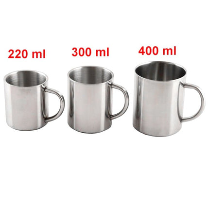 Double Wall Stainless Steel Coffee Mug Portable Termo Cup Travel Tumbler Coffee Jug Milk Tea Beer Cups Double Office Water Mugs - DealBuddy