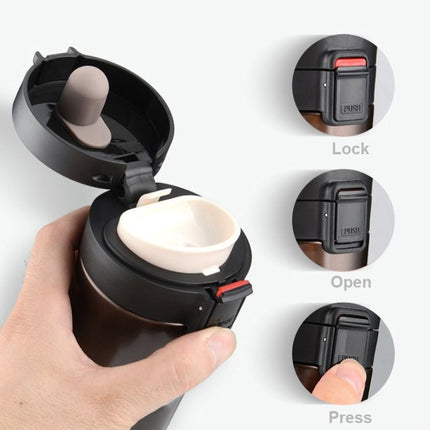 Double Wall Stainless Steel Vacuum Flasks 380ml Car Thermo Cup Coffee Tea Travel Mug Thermol Bottle - DealBuddy