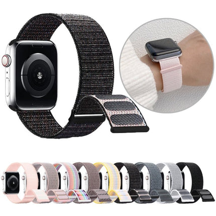 Dual Hook and Loop Nylon Watch Band, For Apple Watch Series 7 41mm, For Apple Watch Series 7 45mm, For Apple Watch SE 40mm, For Apple Watch SE 44mm, For Apple Watch Series 6 40mm - DealBuddy