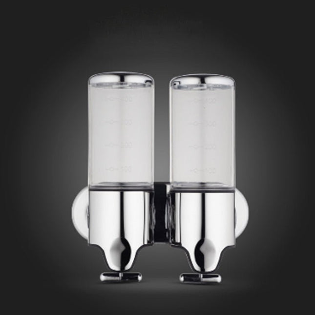 Dual Hotel Shower Manual Dispenser Wall Mounted Washing Liquid Shampoo Soap Bottle, Capacity: 1000ml - DealBuddy