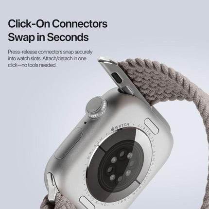 DUX DUCIS Mixture Ultra Series Magnetic Buckle Nylon Braided Strap, For Apple Watch 38 / 40 / 41 / S10 42mm - DealBuddy