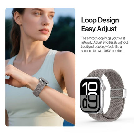 DUX DUCIS Mixture Ultra Series Magnetic Buckle Nylon Braided Strap, For Apple Watch 38 / 40 / 41 / S10 42mm - DealBuddy