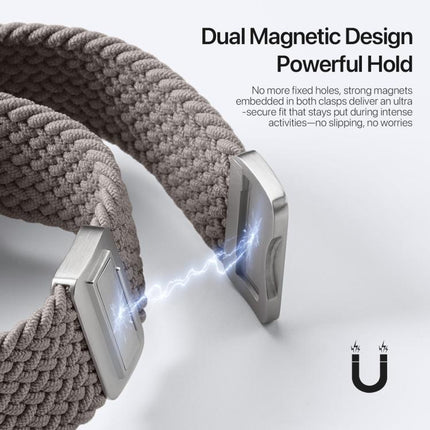 DUX DUCIS Mixture Ultra Series Magnetic Buckle Nylon Braided Strap, For Apple Watch 38 / 40 / 41 / S10 42mm - DealBuddy