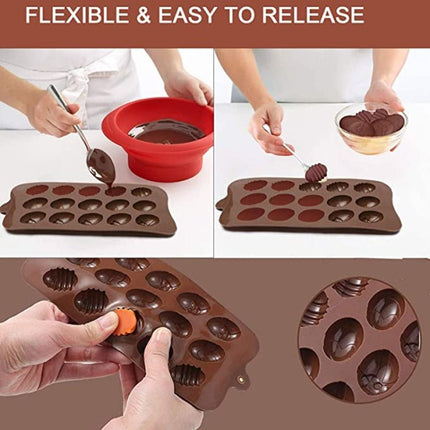Easter Mini Colorful Egg Silicone Chocolate Mold - DealBuddy