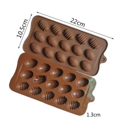 Easter Mini Colorful Egg Silicone Chocolate Mold - DealBuddy