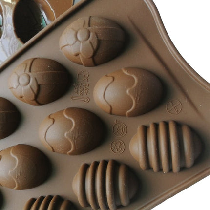 Easter Mini Colorful Egg Silicone Chocolate Mold - DealBuddy