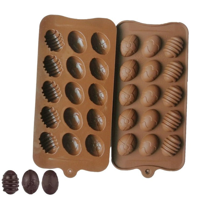 Easter Mini Colorful Egg Silicone Chocolate Mold - DealBuddy