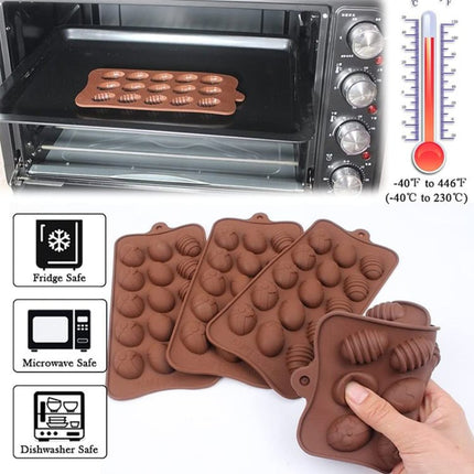 Easter Mini Colorful Egg Silicone Chocolate Mold - DealBuddy