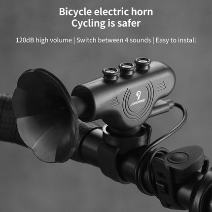 Electronic Cycling Bell Handlebar Horns Rechargeable Electric Bell Waterproof Adjustable Siren - DealBuddy
