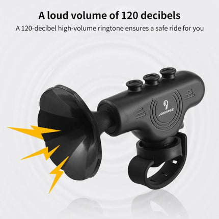 Electronic Cycling Bell Handlebar Horns Rechargeable Electric Bell Waterproof Adjustable Siren - DealBuddy