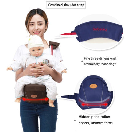 Ergonomic Baby Carrier with Hip Seat for Baby with Reflective Strip for 0 - 3 Years Old - DealBuddy