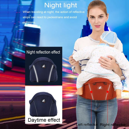 Ergonomic Baby Carrier with Hip Seat for Baby with Reflective Strip for 0 - 3 Years Old - DealBuddy
