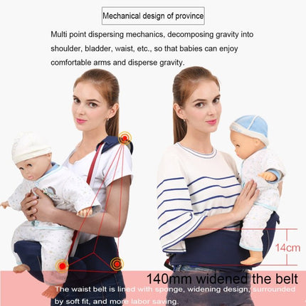 Ergonomic Baby Carrier with Hip Seat for Baby with Reflective Strip for 0 - 3 Years Old - DealBuddy