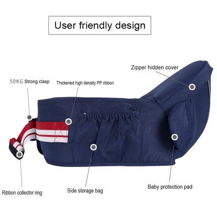 Ergonomic Baby Carrier with Hip Seat for Baby with Reflective Strip for 0 - 3 Years Old - DealBuddy