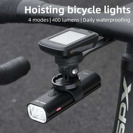ESLNF Mountain Bike Headlight Waterproof Aluminum USB Charging Road Bike Light Cycling Gear - DealBuddy