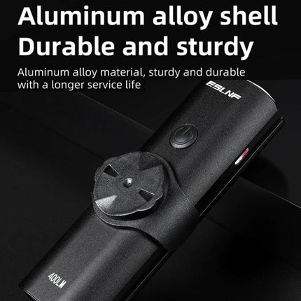 ESLNF Mountain Bike Headlight Waterproof Aluminum USB Charging Road Bike Light Cycling Gear - DealBuddy