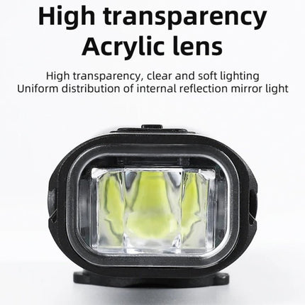 ESLNF Mountain Bike Headlight Waterproof Aluminum USB Charging Road Bike Light Cycling Gear - DealBuddy