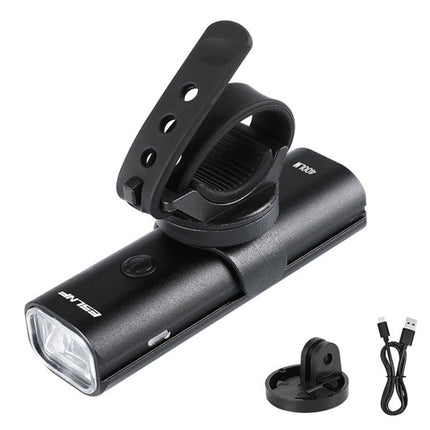 ESLNF Mountain Bike Headlight Waterproof Aluminum USB Charging Road Bike Light Cycling Gear - DealBuddy