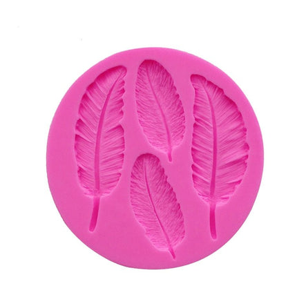 Feather Silicone Mold Fondant Cake Chocolate Decoration Mold - DealBuddy