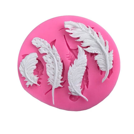 Feather Sugar Silicone Mold Fondant Mold Cake Decorating Tools - DealBuddy