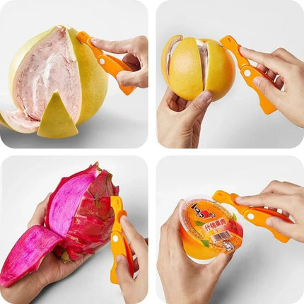 Foldable Orange Peeler Stripper Peeling Knife Kitchen Tool - DealBuddy