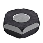 Folded Small Pet Fence Outdoor Workout Game Crawling Small Animal Tent, Specification：, With Cover and Side Cloth (Black), With Cover and Side Cloth (Blue), With Side Cloth (Black), With Side Cloth (Blue) - DealBuddy