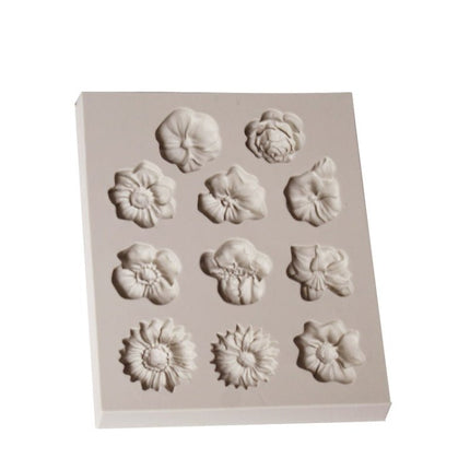 Fondant Cake Silicone Mold Chocolate Mold DIY Trumpet Flower Sun Flower Baking Decoration - DealBuddy