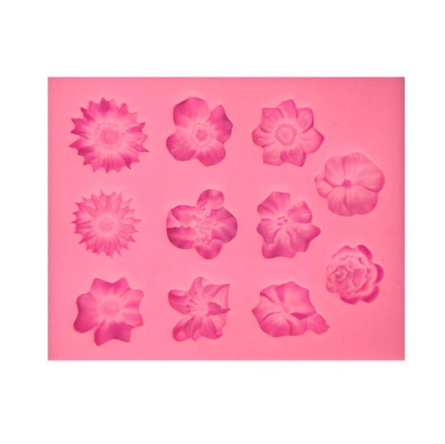 Fondant Cake Silicone Mold Chocolate Mold DIY Trumpet Flower Sun Flower Baking Decoration - DealBuddy