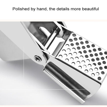 Food Grade 304 Stainless Steel Garlic Press Presser Crusher Slicer - DealBuddy