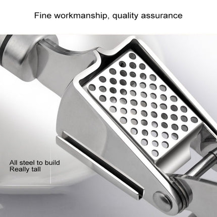 Food Grade 304 Stainless Steel Garlic Press Presser Crusher Slicer - DealBuddy