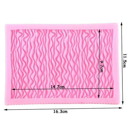Food Grade Fondant Silicone Mold Pleated Skirt Cake Decorating Tool - DealBuddy