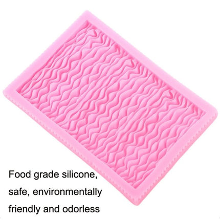 Food Grade Fondant Silicone Mold Pleated Skirt Cake Decorating Tool - DealBuddy