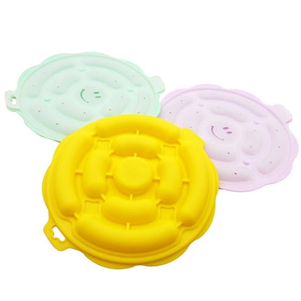 Food Grade Silicone Round Sausage Mold Baking Mold Homemade DIY Hot Dog Mold, Random Color Delivery - DealBuddy