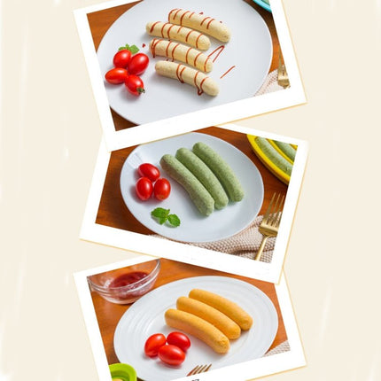 Food Grade Silicone Round Sausage Mold Baking Mold Homemade DIY Hot Dog Mold, Random Color Delivery - DealBuddy