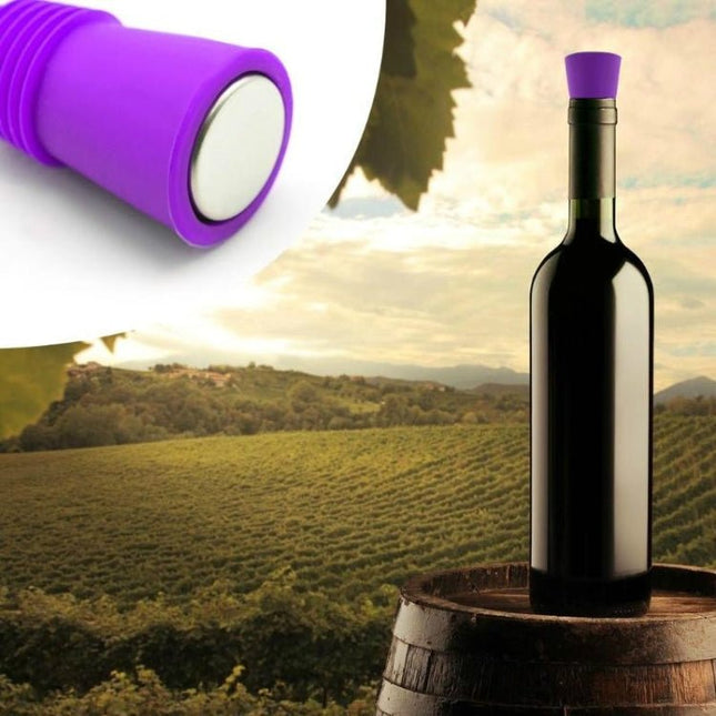 Food Grade Silicone Wine Stopper Creative Preservation Bottle Stopper - DealBuddy