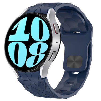 Football Texture Reverse Buckle Silicone Watch Band, For Samsung Galaxy Watch 6 44mm, For Samsung Galaxy Watch 6 40mm, For Samsung Galaxy Watch 6 Classic 43mm, For Samsung Galaxy watch 5 Pro Golf Edition - DealBuddy