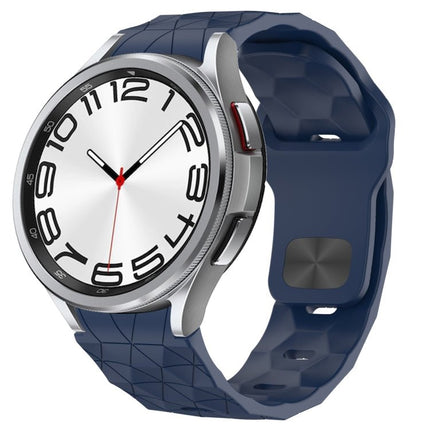 Football Texture Reverse Buckle Silicone Watch Band, For Samsung Galaxy Watch FE 40mm, For Samsung Galaxy Watch 7 44mm, For Samsung Galaxy Watch 7 40mm, For Samsung Galaxy Watch 6 Classic 47mm - DealBuddy